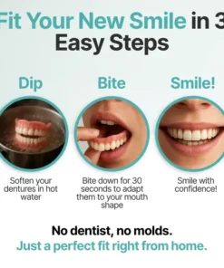 Medazy™ Custom-Fit Full Functional Dentures