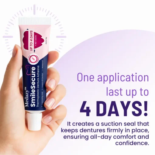 Medazy™ SmileSecure Thermoplastic Denture Adhesive
