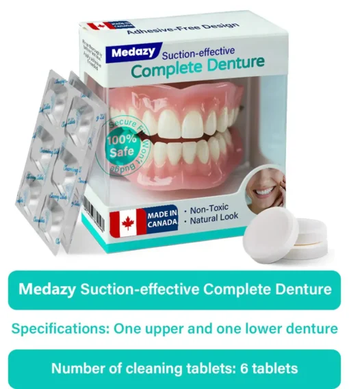 Medazy® Suction-fit Complete Denture