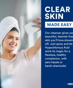 Medazy® Antimicrobial Facial Cleanser Say Goodbye to Breakouts and Hello to Clear Skin