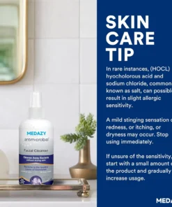Medazy® Antimicrobial Facial Cleanser Say Goodbye to Breakouts and Hello to Clear Skin