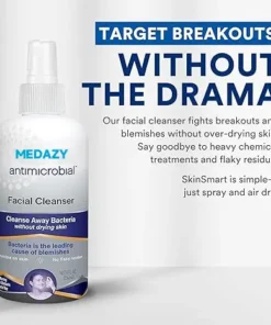 Medazy® Antimicrobial Facial Cleanser Say Goodbye to Breakouts and Hello to Clear Skin