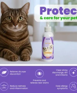 Medazy®Pet eye drops-Daily L-Lysine Drops for Feline Herpes Eye Care