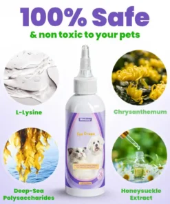Medazy®Pet eye drops-Daily L-Lysine Drops for Feline Herpes Eye Care