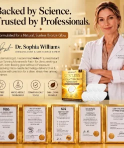 Medazy® 𝐒𝐮𝐧𝐥𝐞𝐬𝐬 𝐈𝐧𝐬𝐭𝐚𝐧𝐭 𝐁𝐫𝐨𝐧𝐳𝐞 𝐓𝐚𝐧𝐧𝐢𝐧𝐠 𝐌𝐢𝐜𝐫𝐨𝐧𝐞𝐞𝐝𝐥𝐞 𝐏𝐚𝐭𝐜𝐡