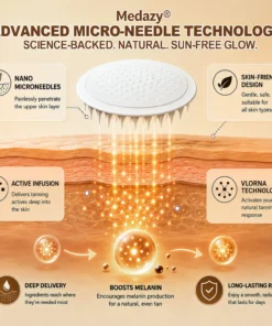 Medazy® 𝐒𝐮𝐧𝐥𝐞𝐬𝐬 𝐈𝐧𝐬𝐭𝐚𝐧𝐭 𝐁𝐫𝐨𝐧𝐳𝐞 𝐓𝐚𝐧𝐧𝐢𝐧𝐠 𝐌𝐢𝐜𝐫𝐨𝐧𝐞𝐞𝐝𝐥𝐞 𝐏𝐚𝐭𝐜𝐡