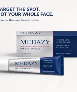 MEDAZY Dual-Action Acne Spot Cream — 14g